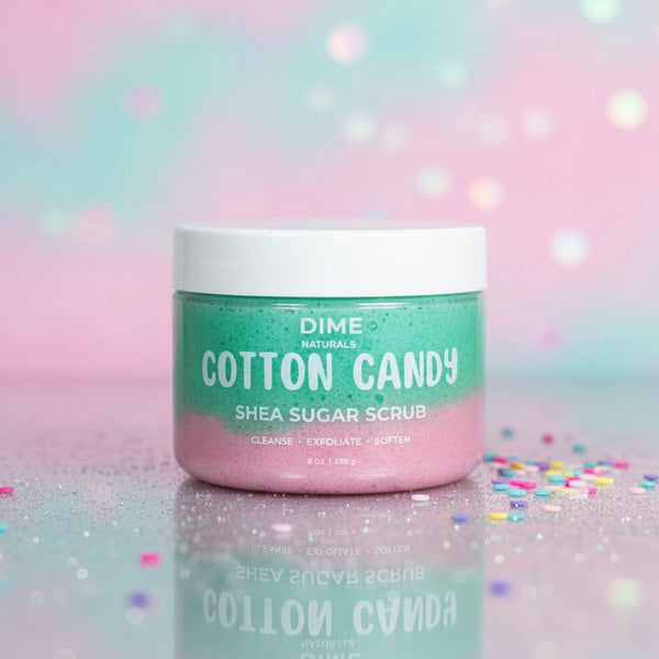 DIME NATURAL©- Cotton Candy Shea Sugar Scrub