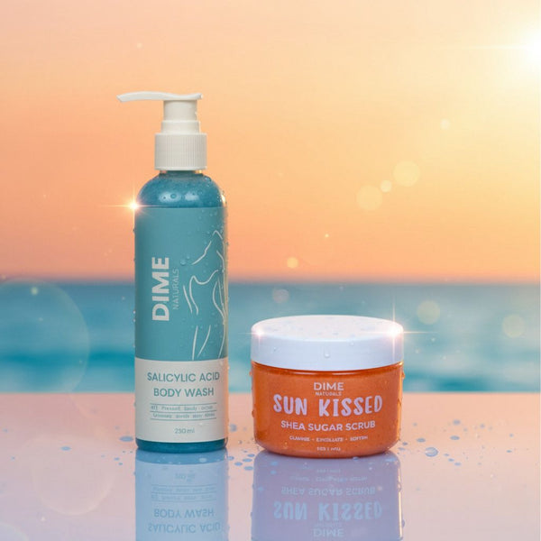 SALICYLIC ACID Body Wash+Sun Kissed Tan-Free Scrub