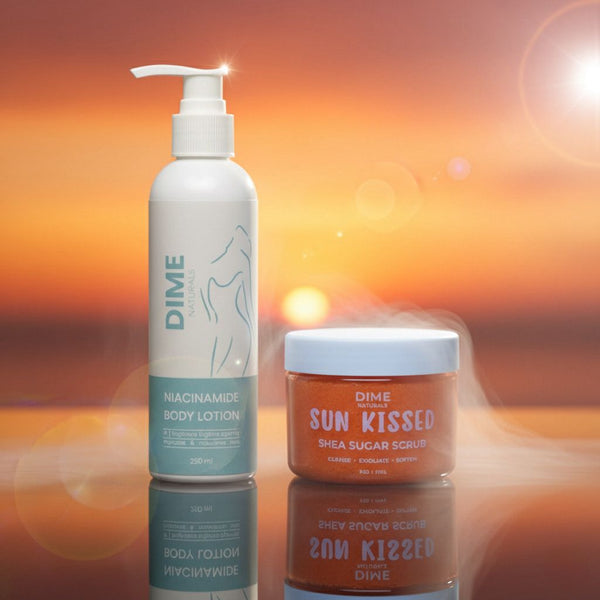 Lightening Body Cream - Rapid Repair+Sun Kissed Tan-Free Scrub