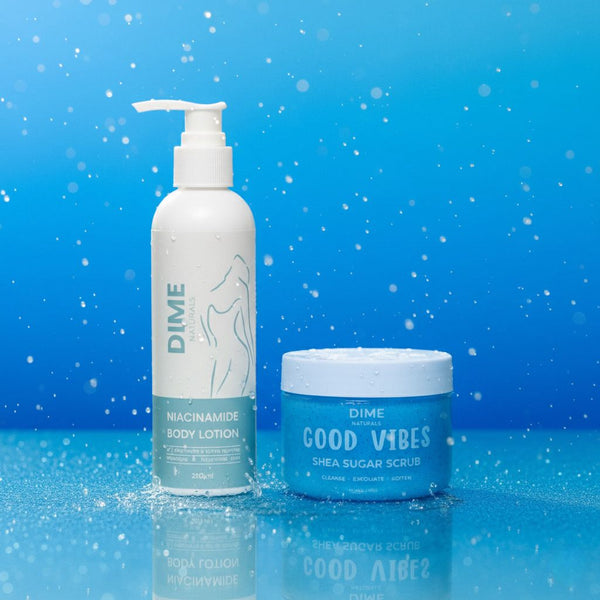 Lightening Body Cream - Rapid Repair+Glycolic Acid Scrub