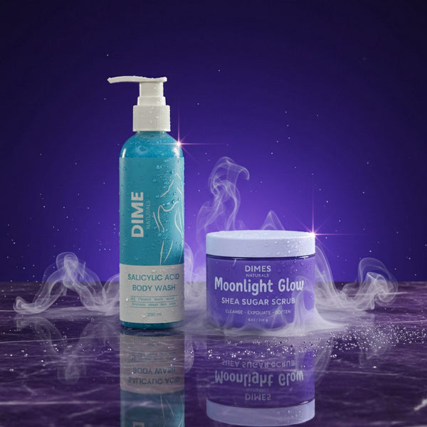 SALICYLIC ACID Body Wash+Moonlight Glow Shea Sugar Scrub