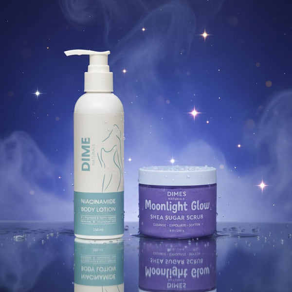 Lightening Body Cream - Rapid Repair+ Moonlight Glow Shea Sugar Scrub