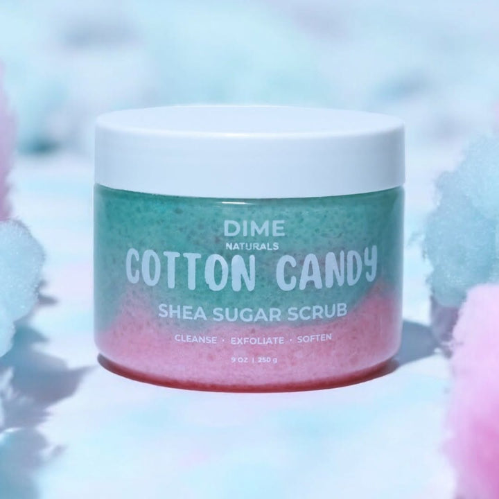 DIME NATURAL© - Cotton Candy Shea Sugar Scrub - Dime Natural